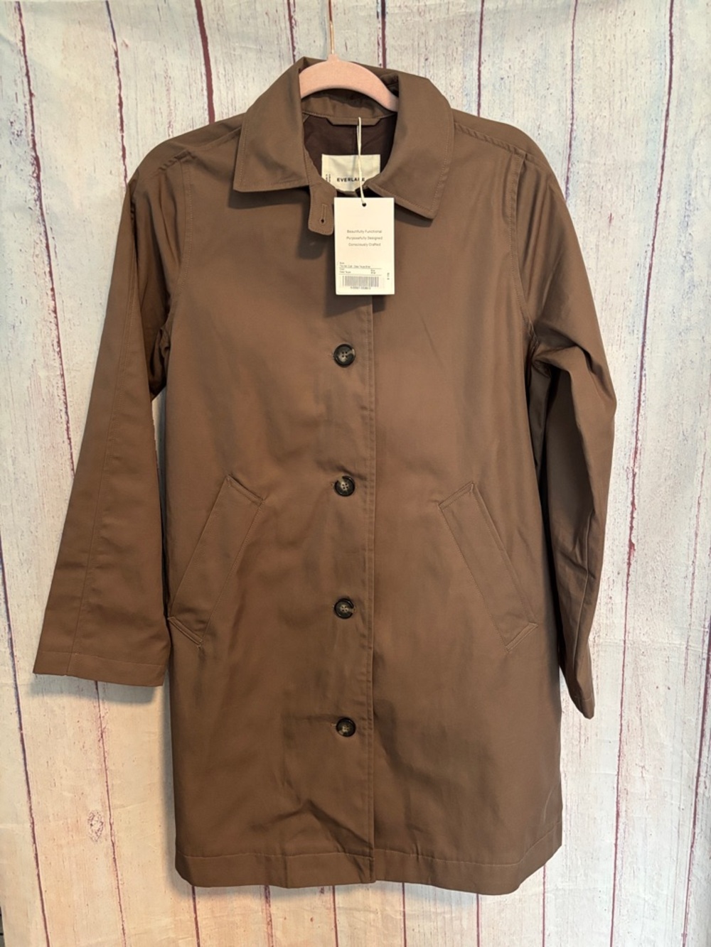 NWT Everlane The Mac Coat - Picture 7 of 16